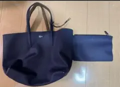 ⭐︎美品⭐︎最終の更にお値下げラコステ ブラック トートバッグ LACOSTE ラコステブラックトートバッグ