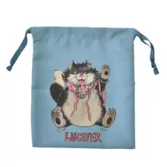 ★新品タグ付き★ヒグチユウコ ディズニーストア コラボ ルシファー 巾着