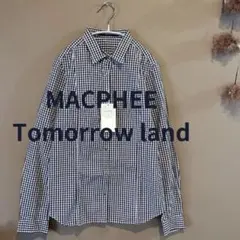 MACPHEE 新品 タグ付 ギンガムチェック シャツ トゥモローランド