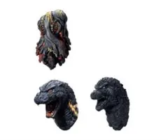 1番くじ　ゴジラ　モンスターヘッドマグネット 3個セット　怪獣乱舞