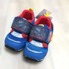 新品未使用　アンパンマン　シューズ　青　ムーンスター　13cm