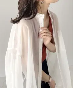 売り切りSALE‼️クラシックエルフ　シアーシャツ　ビッグシャツ