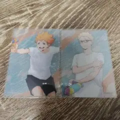 ハイキュー 月島蛍 日向翔陽 クリアカードセレクション 水遊び