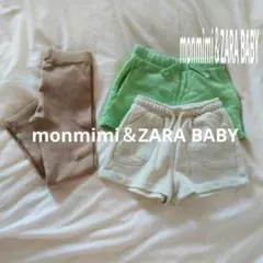 monmimi ZARA BABY ショートパンツ レギンス　3点セット