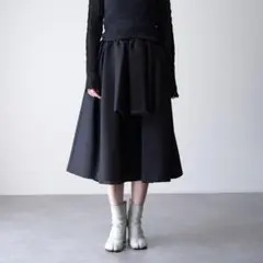 新品未使用COMME des GARCONS 変形 折り返しレイヤードスカート tricot COMME des GARCONS(トリココムデギャルソン) 89AW