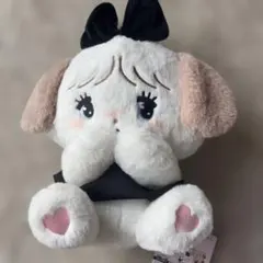 mikko characters ブラックリボンビッグぬいぐるみ