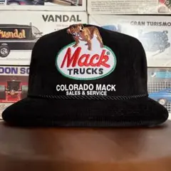 新品◾️コーデュロイ◾️キャップ◾️NEW◾️MACK trucks◾️トラッカーキャップ