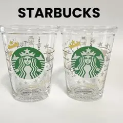 スタバ　スタバ25周年グラス3個セット スターバックス 25周年 コールドカップグラス 414ml 柄違い3個
