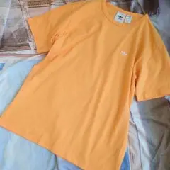 メンズLサイズ■adidas■スケートボーディングTシャツ オレンジ ストリート