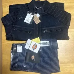 新品　Dickies デニムジャケット　カーゴパンツセット　Ｍのサムネイル