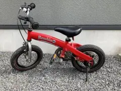12インチ へんしんバイク 赤 幼児用自転車 補助輪付き - メルカリ