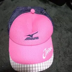 MIZUNO JAPAN キャップ ピンク メッシュのサムネイル