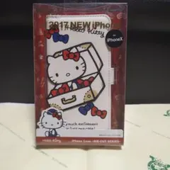 Hello Kitty iPhone X 手帳型ケース ダイカットのサムネイル