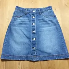 H&M❤フロントボタンデニムスカート