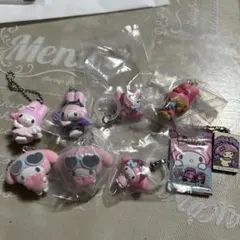 マイメロディ ミニチュア マスコット キーホルダー　5点