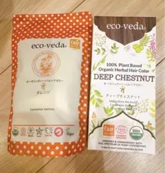 eco-veda エコヴェーダ　ヘナ　オレンジ&ディープチェスナット100gのサムネイル