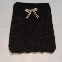 ハンドメイド ニット ブックポーチ