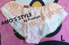 タグ付き♪Triumph レースショーツ♡　ピンク×オレンジ　Ｌ