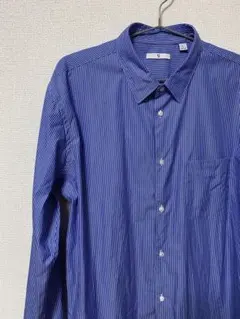 ユニクロ＋Ｊ　ストライプふ長袖シャツ