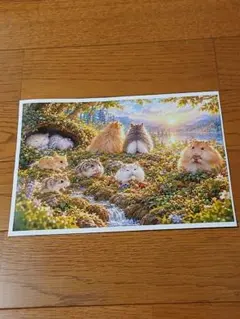 ハムスター 幻想的な風景アート