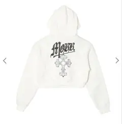 MOBB. クロップドパーカー ホワイト