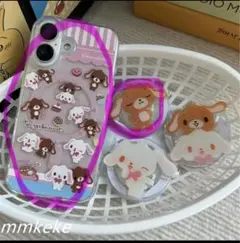 シュガーバニーズ　iPhoneケース グリップ付き