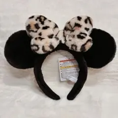 ディズニー　ミニー　カチューシャ　ヒョウ柄　レオパード