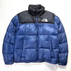 THE NORTH FACE ダウン ヌプシ ネイビー×黒 700 S