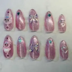 8【おぱんちゅうさぎネイル】