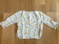 ボントン bonton 花柄ブラウス　18m
