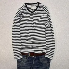 00s/Archive/swag/ボーダー柄ワッフルカットソー/