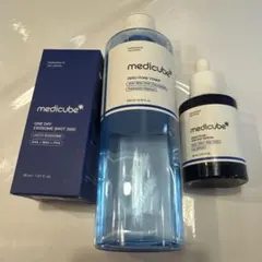 medicube ゼロ毛穴化粧水　美容液３点