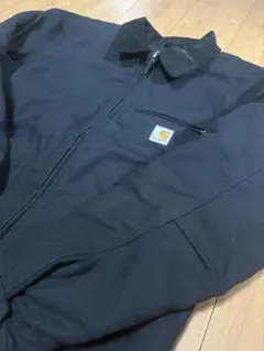 美品 USA製 Carhartt Detroit Jacket ブラック Sのサムネイル