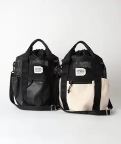 ミニマムブラック✨2wayショルダートートバッグ FREDRIK PACKERS