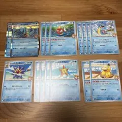 【美品】カスミデッキパーツ　熱風のアリーナ　ポケモンカード　rなど　16枚