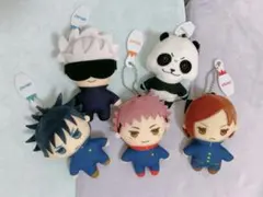 【非売品】呪術廻戦 ぬいぐるみマスコットセット ラウンドワンコラボ