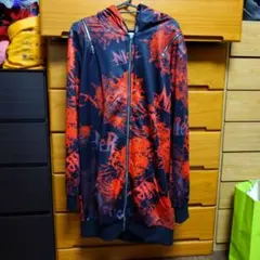 NieR CLOTHING フルジップパーカー 黒赤