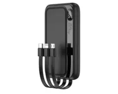 【新品未使用】20000mAh モバイルバッテリー 5台同時充電　軽量 黒