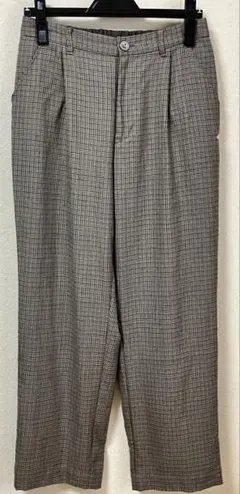 H.A.K ウール チェックパンツ 千鳥格子