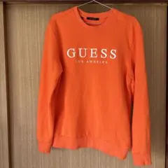 GUESS オレンジ スウェット Mサイズ