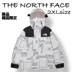 最終価格★新品★The North Face ゴアテックス　ペイズリ柄 白2XL