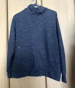 ネイビー　フルジップパーカーMサイズ