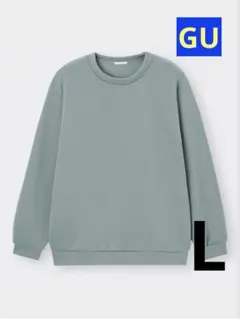 GU ダブルフェイス プルオーバー グリーン ユニセックス L