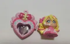 キミとアイドルプリキュア　びっくらたまご　キュアアイドル　アイドルハートブローチ