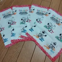 新品未使用❤️　昭和レトロ　スヌーピー　ハンカチ5枚セット