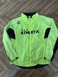 ATHLETA 蛍光イエロー ウィンドブレーカー　160