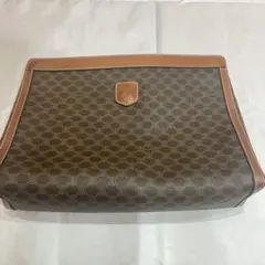 美品！ヴィンテージCELINE モノグラム レザー クラッチバッグ