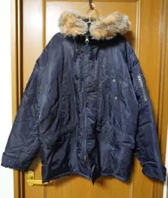 GAP フード付きジャンパー ネイビー×オレンジ Mサイズ