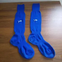 プーマ　ジュニアサッカーソックス　ライトブルー