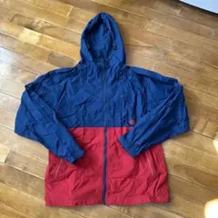 THE NORTH FACE ナイロンジャケット ネイビー/レッド
